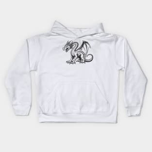 Dragon Expressionism Kids Hoodie